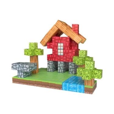 Imagem de Conjunto De Blocos Magnéticos Para Meninas 100 Peças Mundo Da Mineraçã