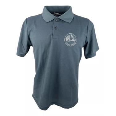 Imagem de Camisa Polo Masculina Polo Bordado Cavalo Crioulo Original Sentinela C