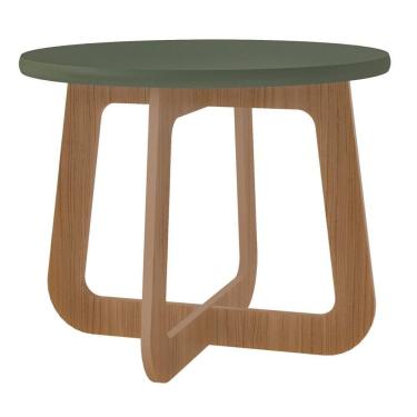 Imagem de Mesa De Centro Jasmin 100% Mdf Menta / Carvalho