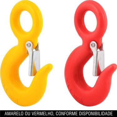 Imagem de Gancho De Aço Com Olhal 2 Toneladas 7/16 Com Trava Vonder