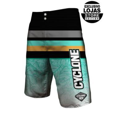 Imagem de Bermuda Cyclone Água North Kuta, Branco, Verde, 42