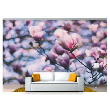 Imagem de Papel De Parede Flores Rosas Romântico 3D Nfl146