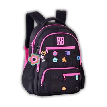 Imagem de Mochila Costas Rebecca Bonbon Passeio Escolar Chaveiro 3D Cor:Preto, P