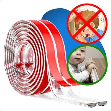 Imagem de Protetor De Quina Silicone Transparente 2M Para Móveis Mesas - Hxt