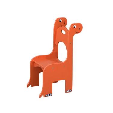Imagem de Cadeirinha Infantil Dino MDF Estudo Desenho Brincadeira - Maraka Inter