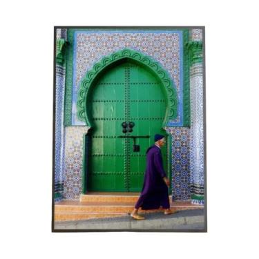 Imagem de Marrocos porta pintura árabe caligrafia hd lona cartaz sala de estar q