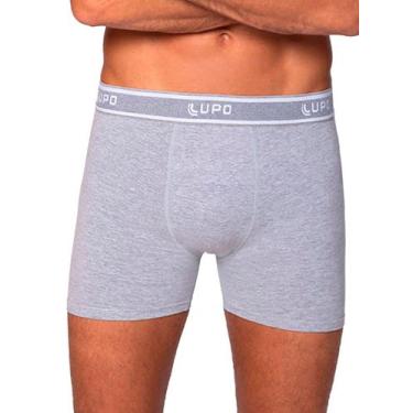 Imagem de Cueca Boxer Lupo 00784-059 Masculina Lisa Algodão T. P/GG, P, 8000, Ci