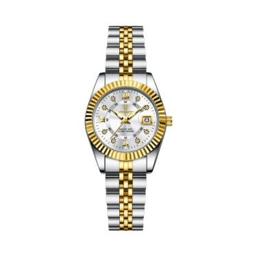 Imagem de Relógio De Pulso Feminino Elegante À Prova d'Água Luminosa POEDAGAR Em