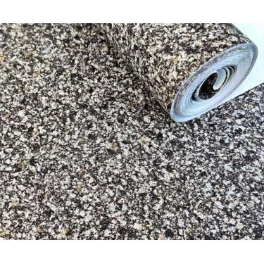 Imagem de Papel de Parede Sala Lavabo Imitação Mica Vinílico Importado 10M - Cas