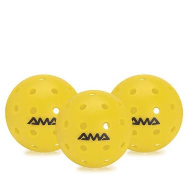 Imagem de Bola De Pickleball Ama Sport PB40 Com 3 Unidades