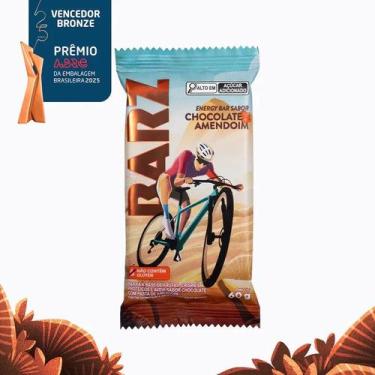 Imagem de Barz Z2 Performance  Barra Energética 60g - Z2Foods, CHOCOLATE & AMEND