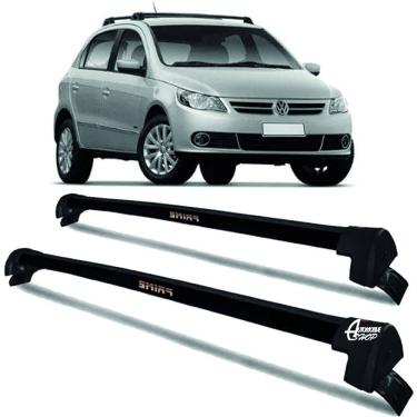 Imagem de Rack Teto Aluminio Prime VW Gol G5 2008 a 12 4pts PTO PR132