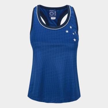 Imagem de Regata Cruzeiro Sicronia Feminina - Braziline, Azul, M