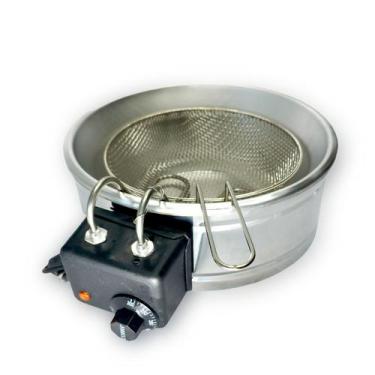Imagem de Fritadeira Elétrica 3.5 Litros Redonda Cuba Aluminio Fryer Max, 127