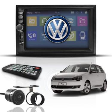 Imagem de Kit Central Multimídia Mp5 2 Din Espelha Dvd Câm Polo Hatch - First Op
