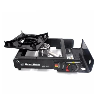 Imagem de Fogareiro Camping Automatico Fogao Portatil A Gas Butano Cartucho Praia Pesca Acampamento Cook