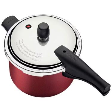 Imagem de Conjunto De Panelas 5 Peças Tramontina Turim Em Alumínio Vermelho