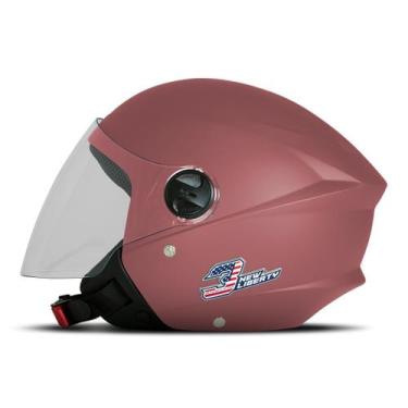 Imagem de Capacete Aberto Barato Pro Tork Liberty 3 Tree Elite Rosa Proteção Par