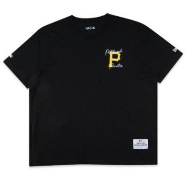 Imagem de Camiseta New Era Plus Size Regular Mlb Pittsburgh Pirates Masculino-Masculino