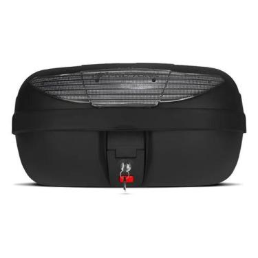 Imagem de Baú Bauleto Moto Motoboy 45 Litros 2 Capacetes Lente Cristal - Congrat