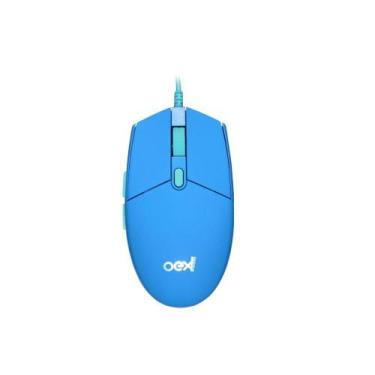 Imagem de Combo Vibes (Mouse+Mousepad) Mc200 Azul - OEX KIDS