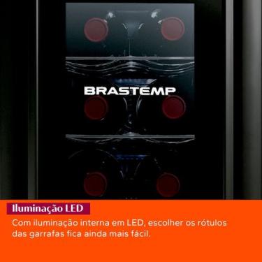 Imagem de Combo Geladeira Inteligente B= Smart 500L Cor Branca + Adega 12 Garraf