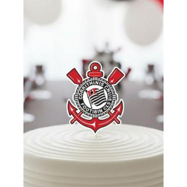 Imagem de Vela Corinthians Oficial Tema Timão Aniversário Festa - Crgfestas