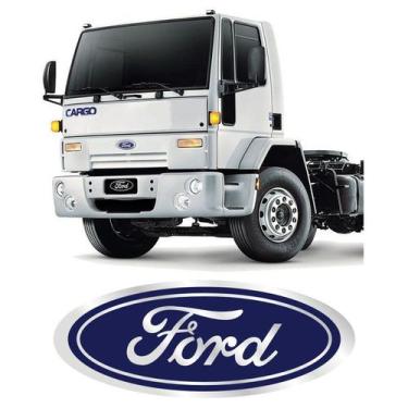 Imagem de Adesivo Ford Oval Cargo Caminhão Resinado - SPORTINOX