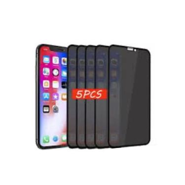 Imagem de 5UN Película de Vidro Privacidade 3D Anti Espião Para Iphone 16 Plus -