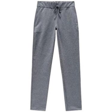 Imagem de Calça Moletom Reta Feminina Malwee Ref. 50964, Cinza escuro, GG