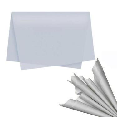 Imagem de Folha de Papel Seda Colorido 50x70cm - Pacote com 10 Unidades - no-bra