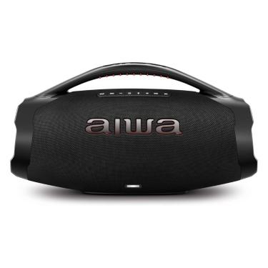 Imagem de Caixa de Som Boombox Aiwa AWS-BBS01B com Bluetooth USB e Entrada Auxiliar Preto