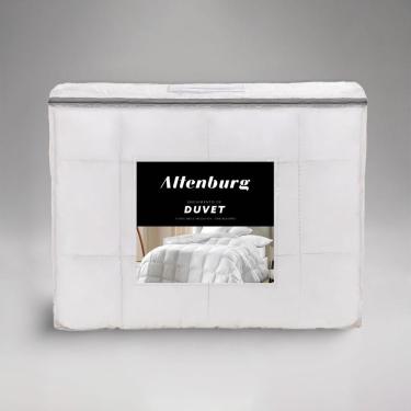 Imagem de Enchimento de Duvet Casal Cetim 233 Fios Branco Altenburg com Revestimento 100% Algodão