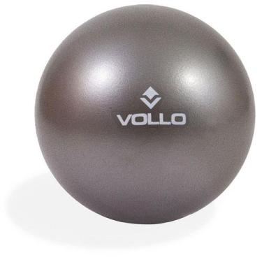 Imagem de Bola Pilates Vollo Mini Bola De Exercícios 25cm VP1082, Cinza