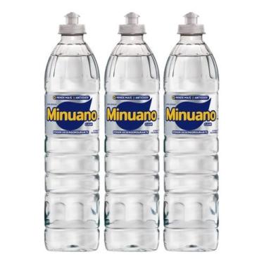Imagem de Kit C/3 Detergente Líquido Minuano Clear 500ml