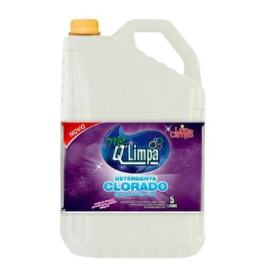 Imagem de Detergente Clorado Lírio do Campo 5L - Limpeza Geral com Cloro Ativo