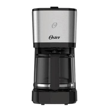 Imagem de Cafeteira Oster Inox Com Jarra De Vidro 1,2 Litros 110V