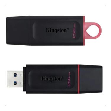 Imagem de Pen Drive 256gb Usb 3.2 Gen 1 Kingston Exodia Cor Preto Liso