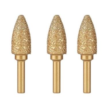 Imagem de Conjunto De 3 Peças De Pontas De Polimento Diamantadas De 6mm, Com 60m