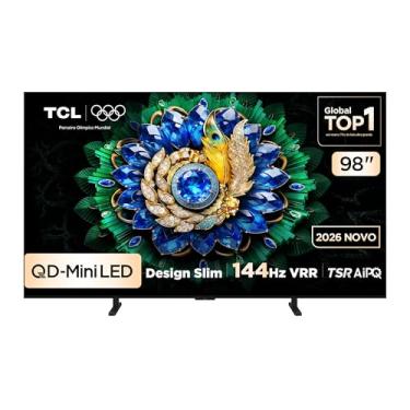 Imagem de Smart TV TCL 98 Polegadas QLED Mini LED 4K A400M WiFi Bluetooth Google TV HDR10+ 144 Hz VRR 98A400M