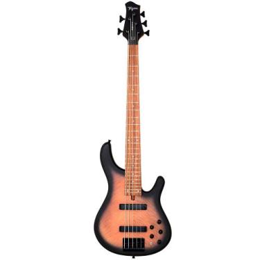 Imagem de Contrabaixo Tagima Millenium Plus 5 BKB Black Burst Ativo 5 Cordas