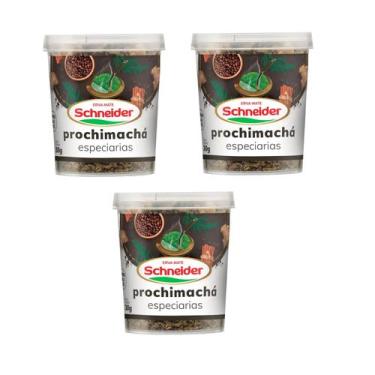 Imagem de Kit 3 Chá Prochimachá Especiarias Blend Schneider Composto Chimarrão