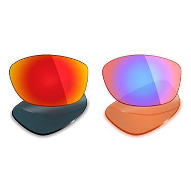 Imagem de Mryok 2 pares de lentes polarizadas de substituição para óculos de sol Oakley Pit Bull - opções