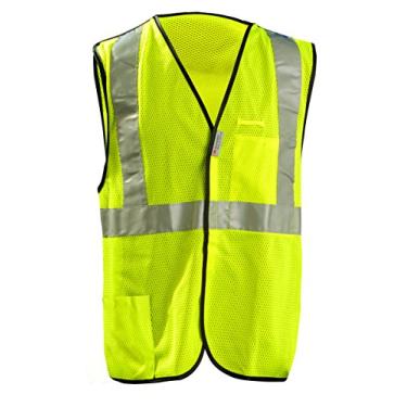 Imagem de Occunomix LUX-SSBRPC-Y4X Premium Mesh 5 pontos Break-Away Safety Vest, 4GG, Amarelo