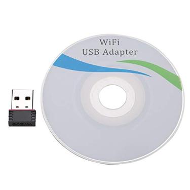 Imagem de Adaptador USB WiFi, adaptador de placa de rede de alta velocidade para Vista / XP / 2000/7 / Linux, baixa latência, suporte a vários BSSIDs, frequência 2,4 GHz-2,4835 GHz