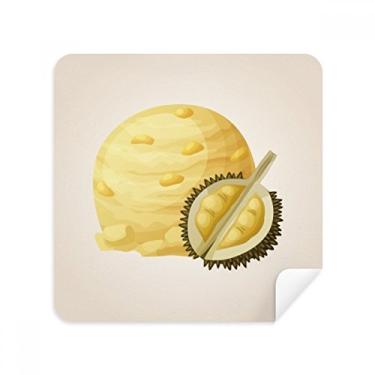 Imagem de Yellow Durian Ice Cream Ball Picolés óculos, tecido de camurça, pacote com 2