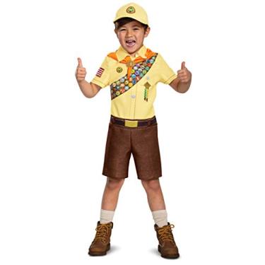 Imagem de Disguise Russell from Up Costume, Disney Pixar Movie Inspired Character Outfit for Kids, Classic Child Size Extra Small (3T-4T) Brown (106959M)