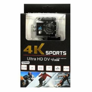 Imagem de Camera 4K Sport Com Suporte Moto Prova D`Água