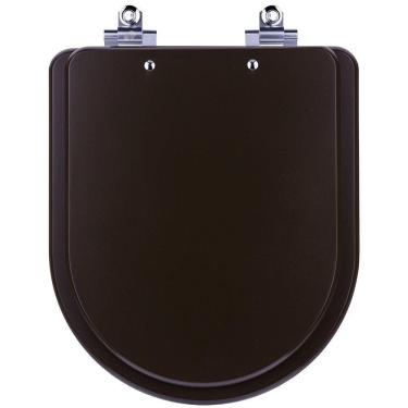 Imagem de Assento Sanitário Fechamento Lento Carrara Marrom Fosco