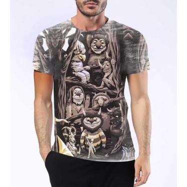 Imagem de Camiseta Camisa Onde Vivem Os Monstros Filme Psicologia 4 - Estilo Kra